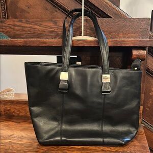 Cole Haan black leather handbag